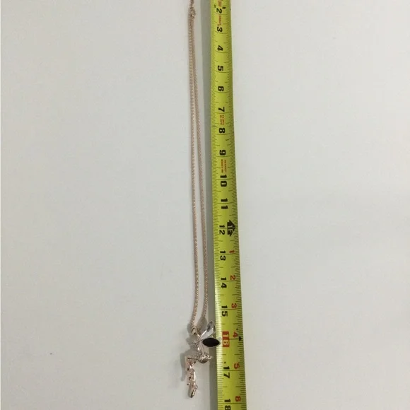 Betsy Johnson Gold tone Fairy Pendant Necklace 🧚♀️ - Picture 7 of 12